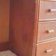 Vintage rattan desk from the 1970s.