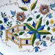 Antique plate Sarreguemines Montmorency