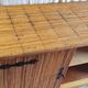 Rattan and bamboo sideboard in the style of "Le doux Minet" - 1960s/70s