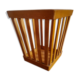 Corbeille en bois années 50