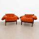 Mid-century Brasil style ‘Balassa’ lounge chairs, 1978