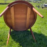 Vintage Danish Round Teak Table