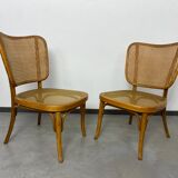 Set of 4 chairs model A821 by Adolf Gustav Schneck for Thonet Mundus