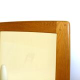 Solid oak mirror, Sweden 1960 104x53cm