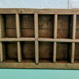 Wooden locker shelf