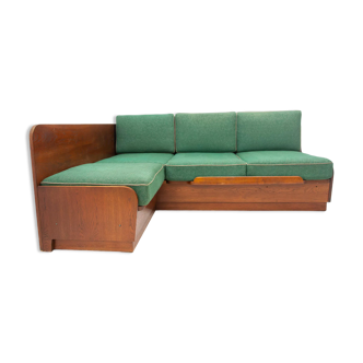 Mid Century Corner Folding Sofabed, 1960´s, Czechoslovakia