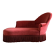 Napoleon III meridian in coral velvet with bouillon fringes – condition c