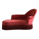 Napoleon III meridian in coral velvet with bouillon fringes – condition c