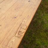 Table de ferme ancienne  en pin 3 mètres