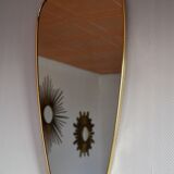 Mirror of 50-60 years 32x66cm