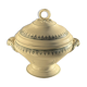 Covered soup tureen or vegetable dish in Saint Amand earthenware H29 D28