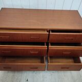 Scandinavian teak chest of drawers