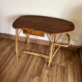 Rattan desk
