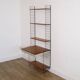 Etagere/bureau autopotante en teck, string design 1960