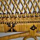 Vintage rattan headboard 160