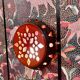 Large ceramic wall light, 1950s design.