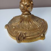 Bronze lamp base, rocaille and voluptuous decor