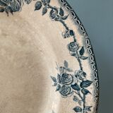 Plat rond Terre De Fer H.B et Cie XIXème