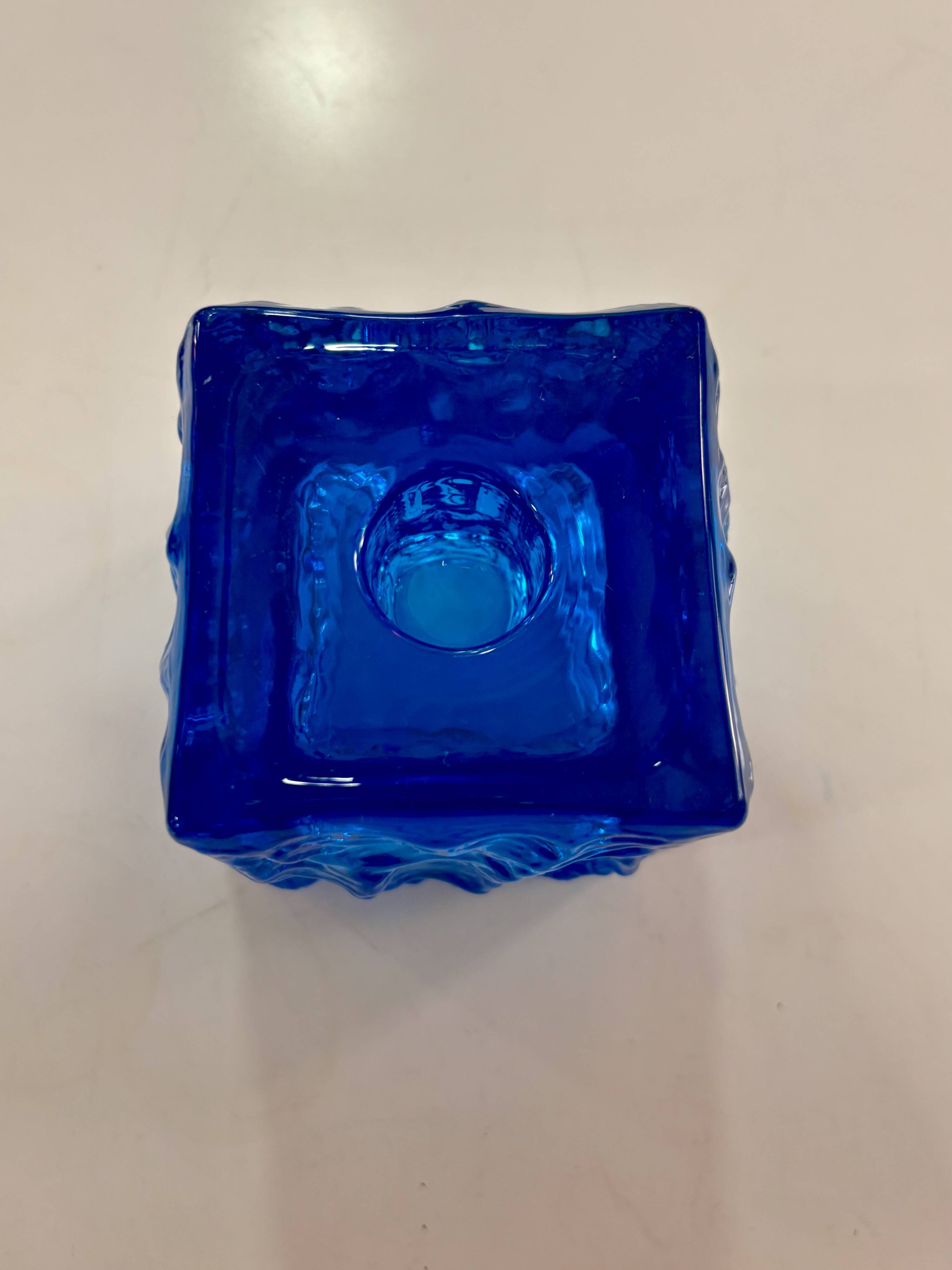 Candlestick - Bohemian glass - Vladislav - Czechoslovakia - 1970