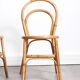 Paire de chaises bistrot bambou & rotin 1960