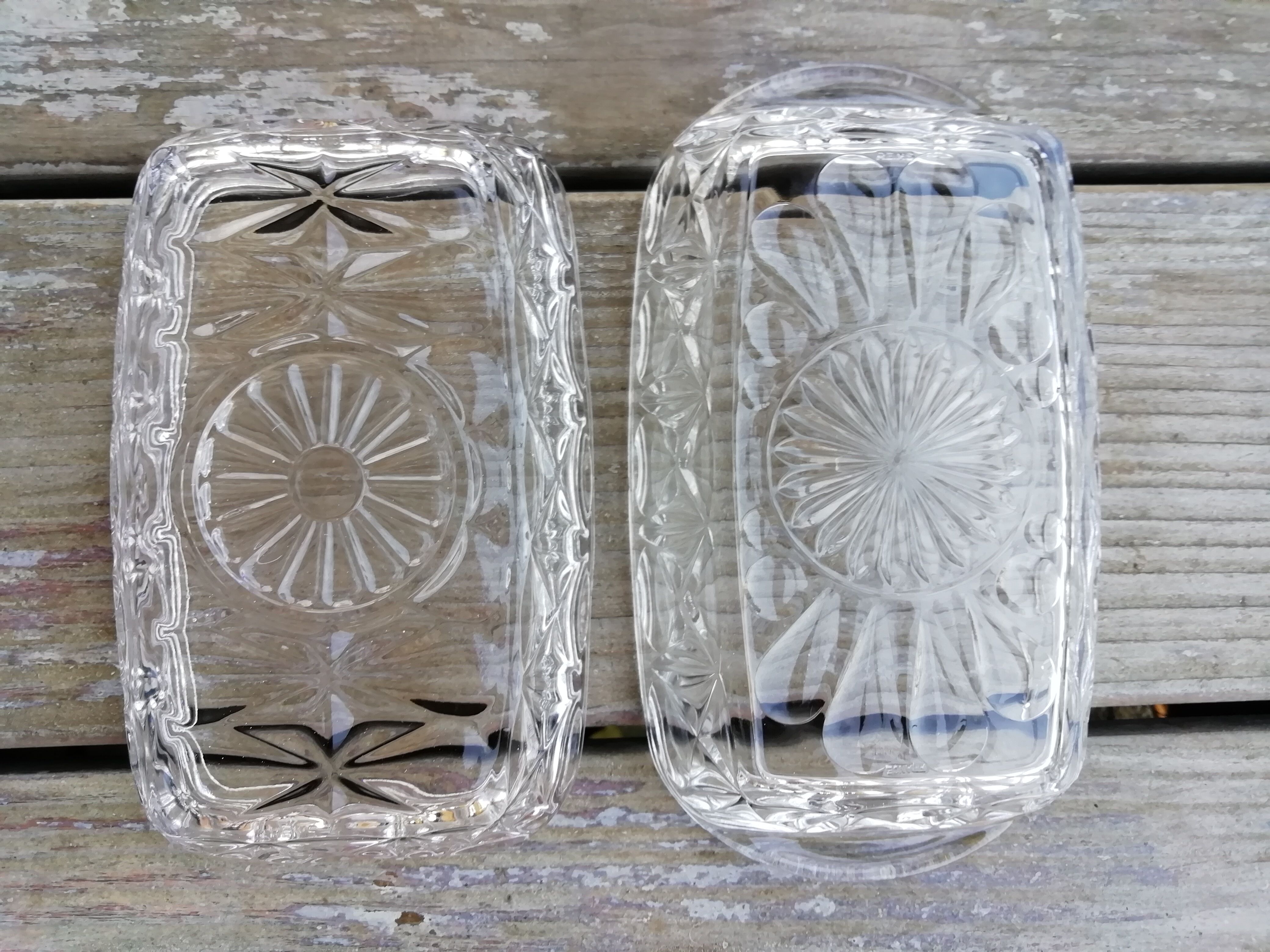 Beurrier en verre de Reims