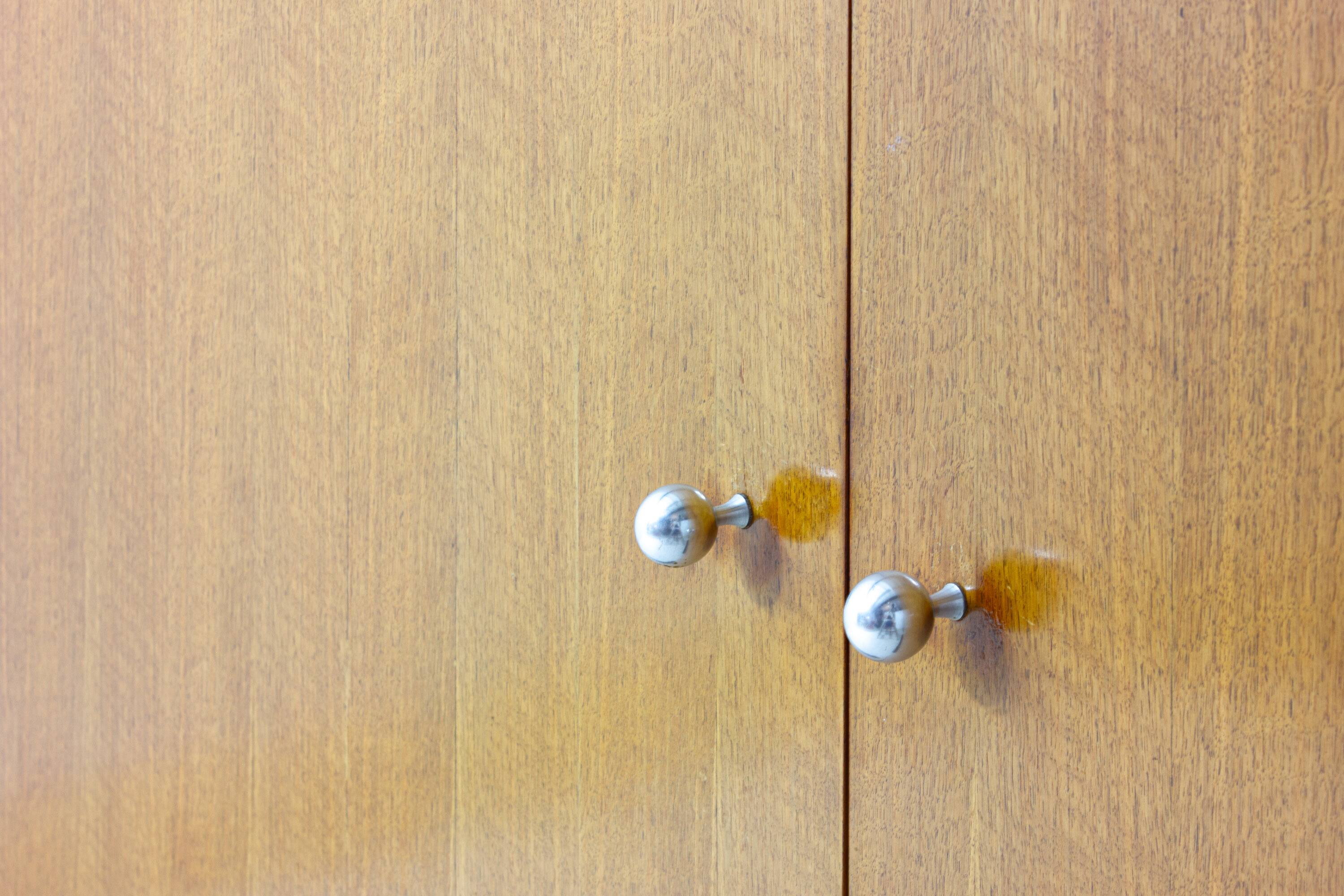 Modernist Belgian sideboard in maple, 1960s
