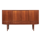 Midcentury Danish highboard in teak by E.W. Bach for Sejling Skabe 1960s - with 4 doors & 4 drawers