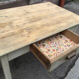 Vintage fir farm table