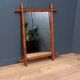 Antique faux bamboo mirror