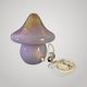Mushroom table lamp in glass Signed Murano Vetri Italy 70's mushroom l