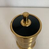 Vintage cigarette holder 1960 golden dispenser box - 14 x 7 cm