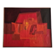 Lyma (katharina aeschliman) abstract composition oil on canvas signed