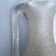 Carafe refresher pitcher baccarat or st louis frosted crystal twisted handle