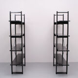 Ebonized Oak Shelving Units Denmark, Niels Gammelgaard 1970s