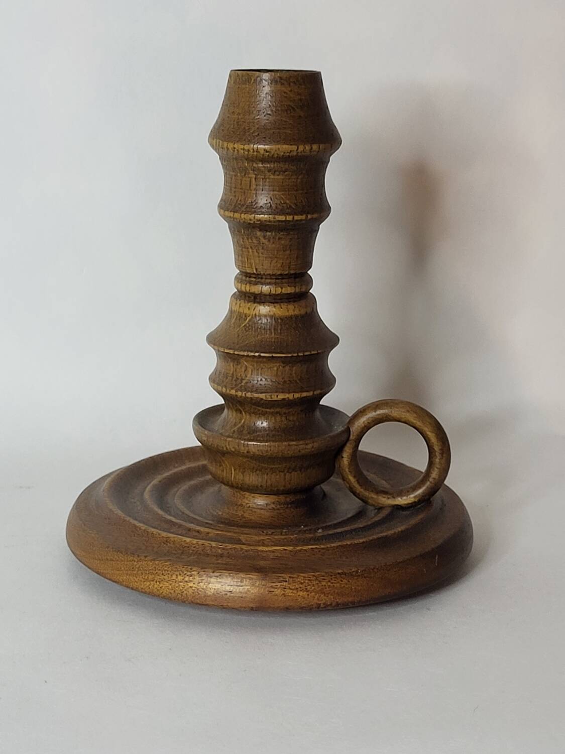 Wooden candle holder