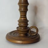 Wooden candle holder
