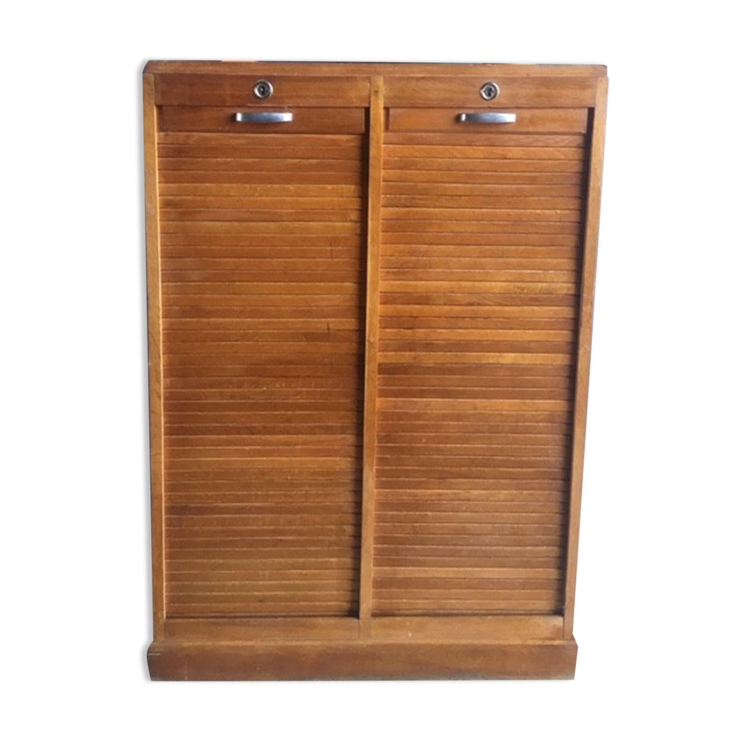 Notary cabinet binder double curtains