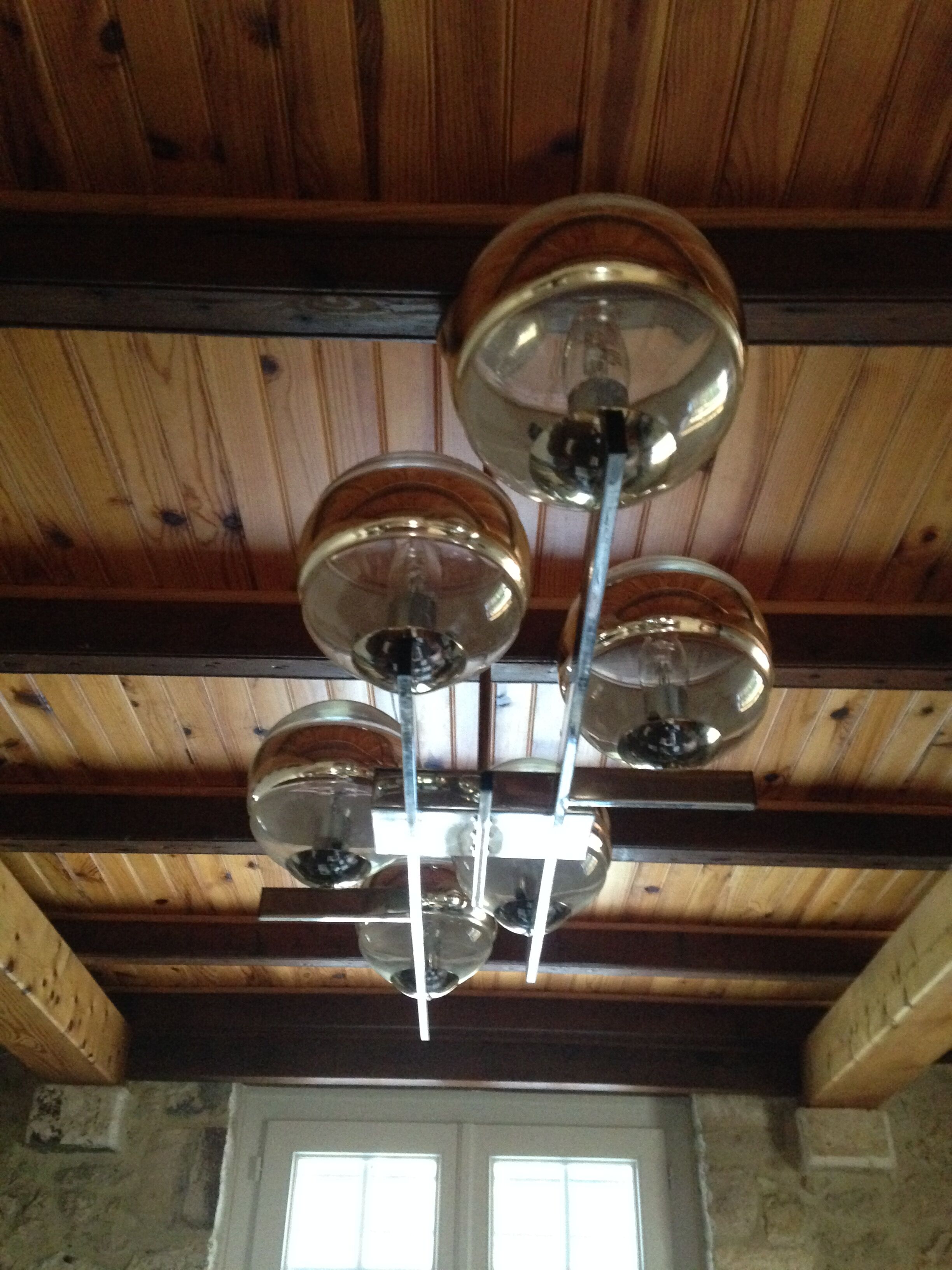 Italian chandelier, vintage 70