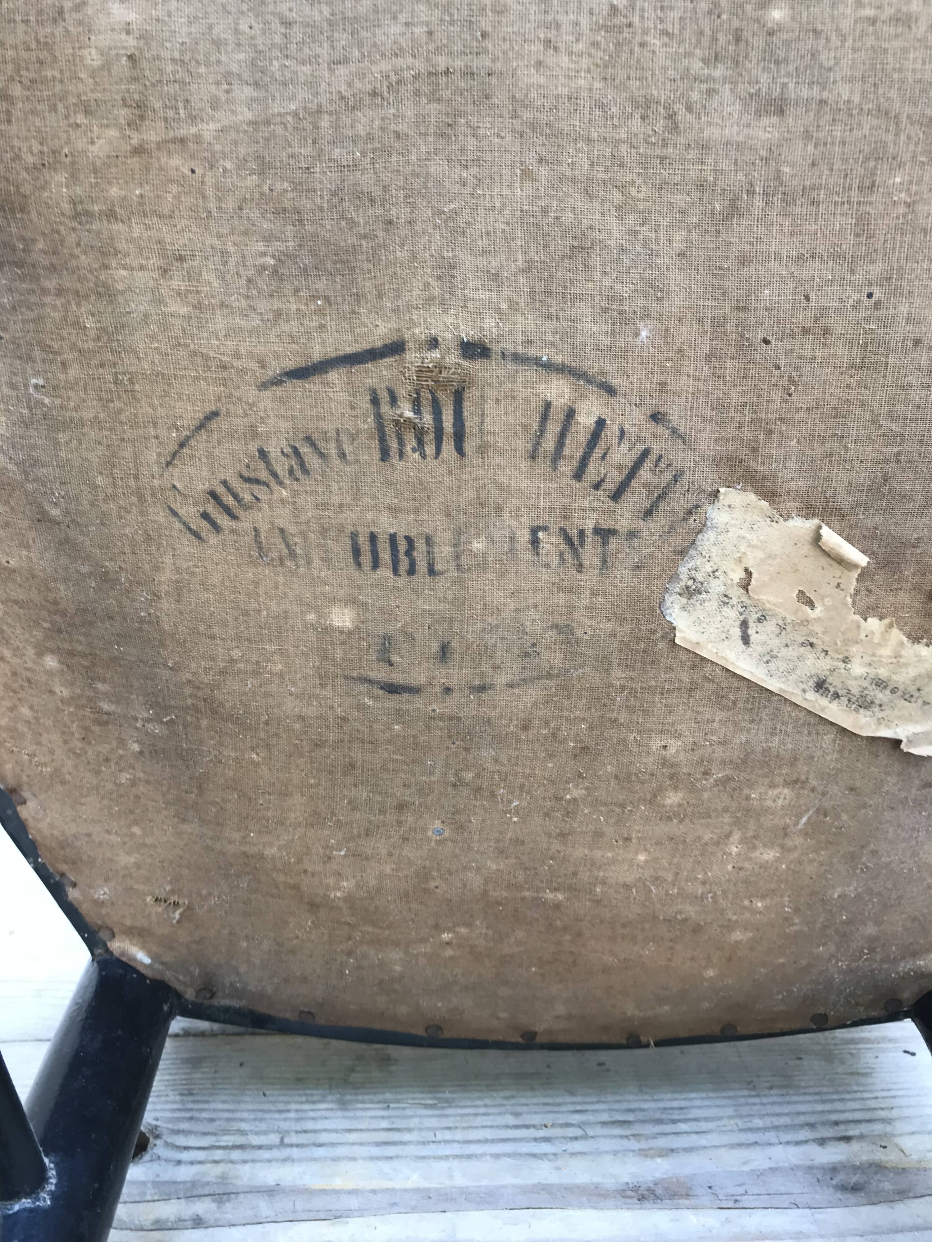Napoleon lll old chair nineteenth time