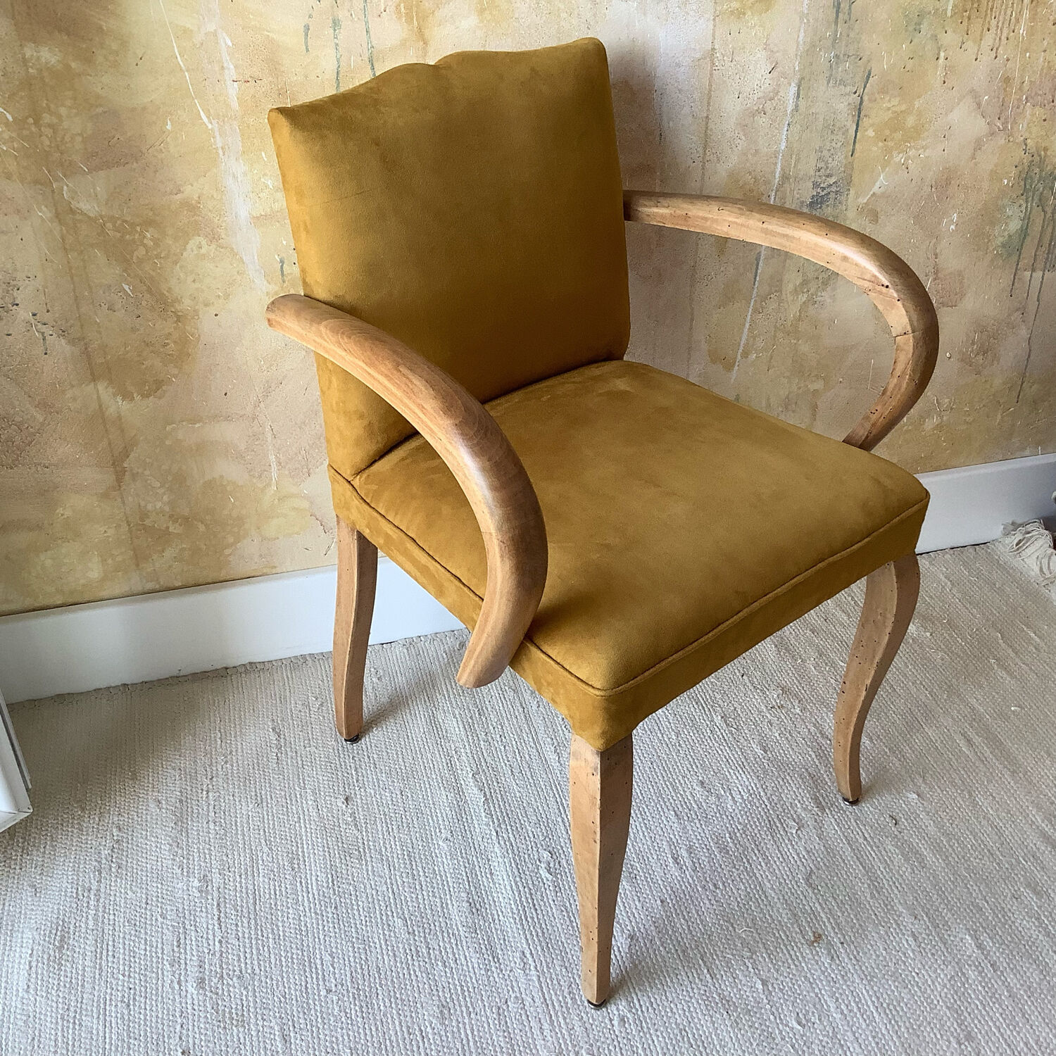 Art-deco bridge armchair