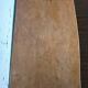vintage relooked solid birch console