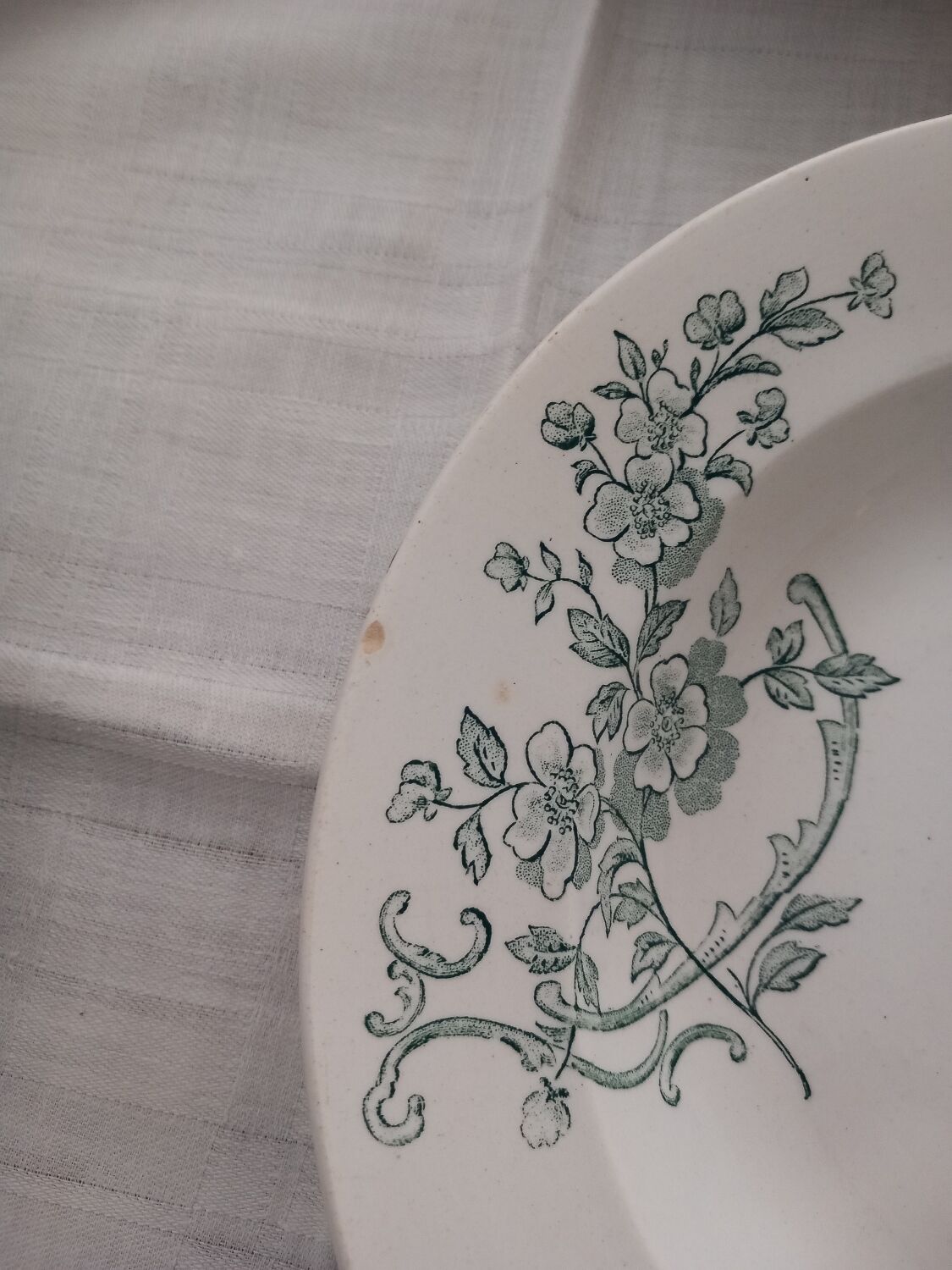 6 hollow plates.model capri manufacture Pexonne