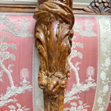 PAIR OF PAINTED PLASTER CONSOLES IN THE LOUIS XVI STYLE