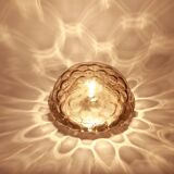 Wall/Ceiling Light in Smoked Glass, Sputnik, Germany