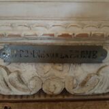 Old oil on canvas painting framed houses