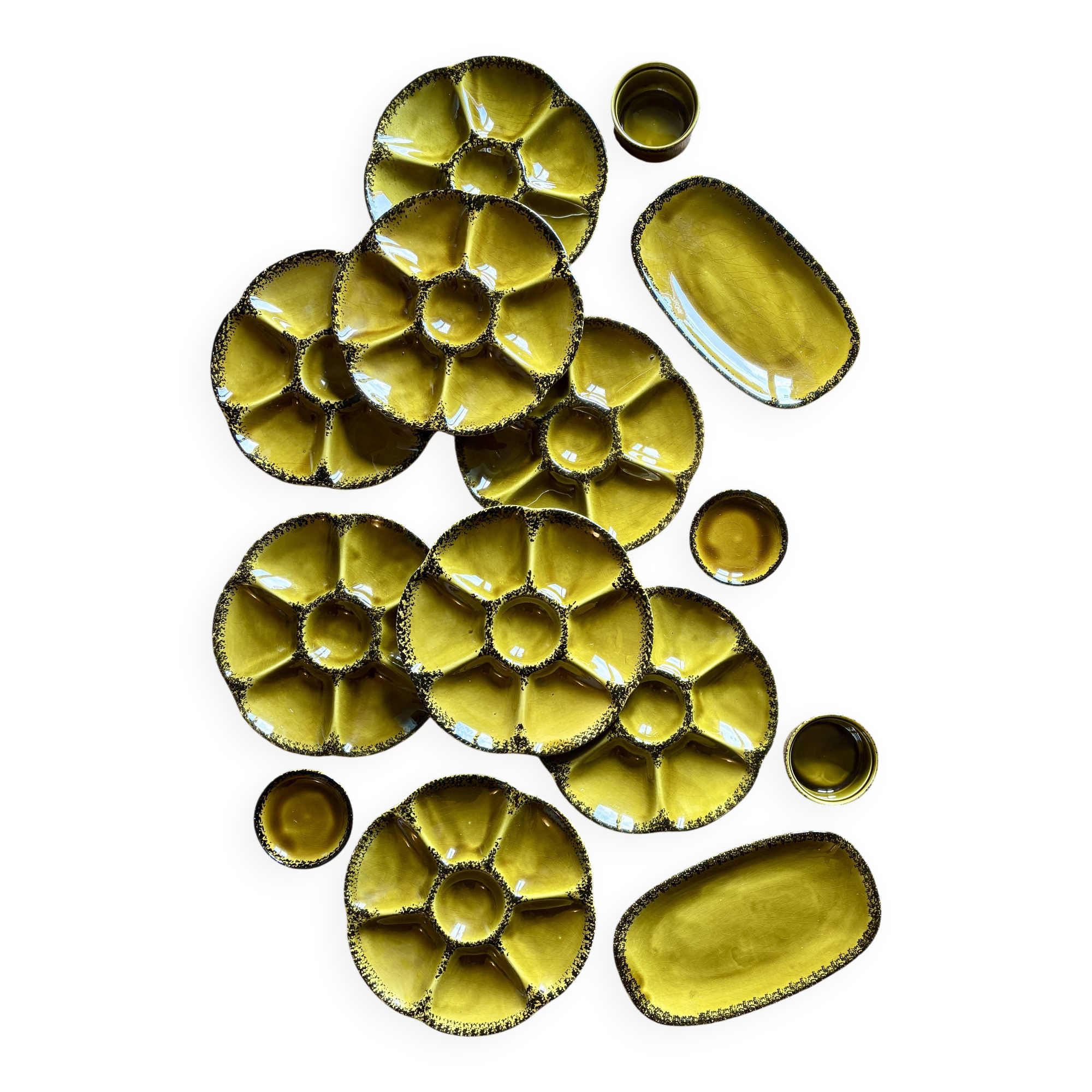 Vintage oyster or shellfish service from Gien