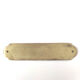 Brass desk door plate