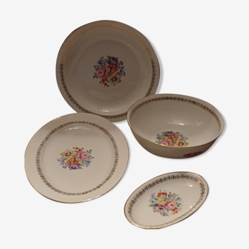 Lot de plats anciens Limoges