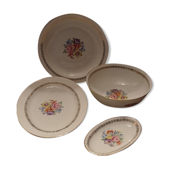 Lot de plats anciens Limoges