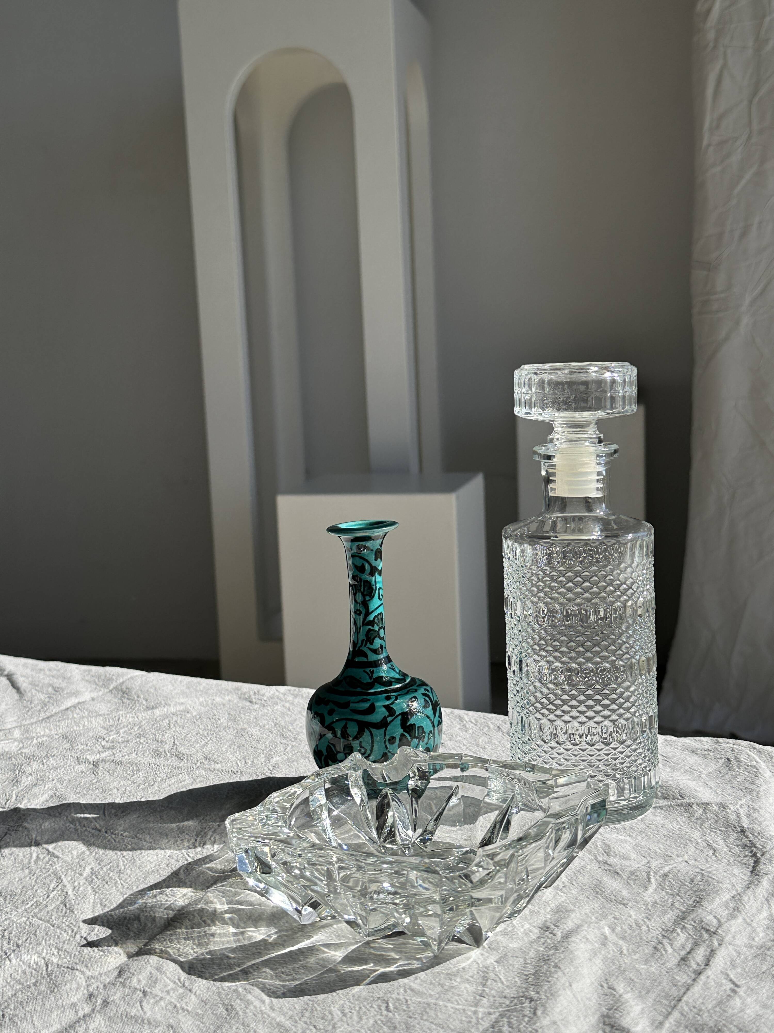 Large square ashtray large diamond tips